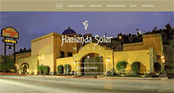 Desktop Screenshot of motelhaciendasoler.com